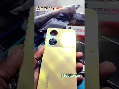 VIVO Y100 BACK GLASS CHANGE #shortvideo @Mrvinaymobilecare0 @vijayjaiswalofficial #mobilerepair