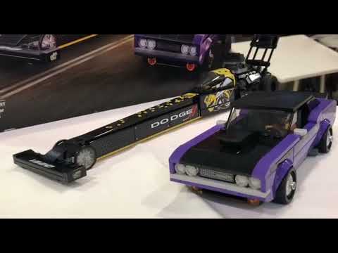 Building LEGO Speed Champions Mopar Dodge/SRT Dragster & 1970 Dodge Challenger T/A