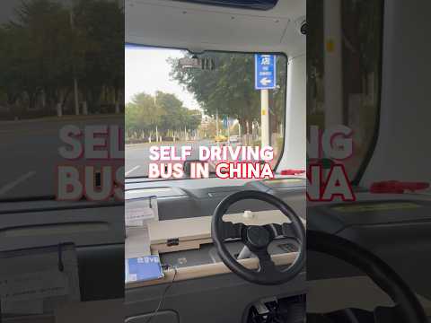 Self driving bus in China