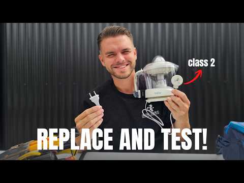 How to change a PLUG on an Appliance + Class 2 Testing