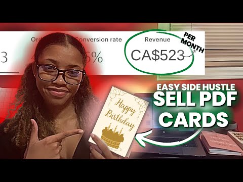 How To MAKE & SELL Printable Cards On Etsy FOR FREE (Step By Step Beginner Friendly Tutorial)