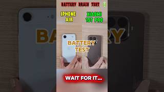 ⚡☠️ IPHONE AIR VS XIAOMI 15T PRO BATTERY TEST 🔋