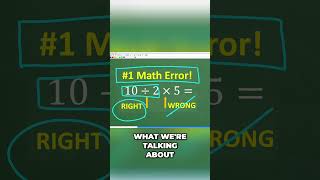 STOP Making THIS Common Math Mistake! Order of Operations #math #maths #algebra #education