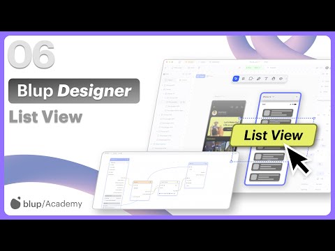 Blup Academy #6 | How to use the List View Option in Blup to create Uber's ride selection page?