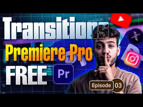 Premiere Pro Transitions කොහොමද ඇඩ් කරන්නේ | Premiere Pro Free Transitions | Episode 03