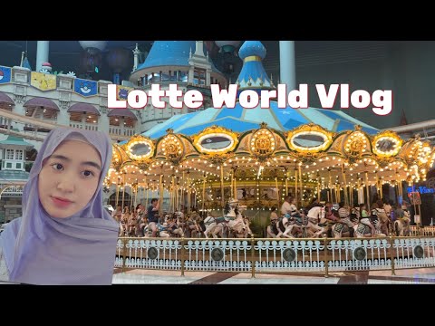 The most fun day ever at Lotte World 🎢, Seoul | Theme Park! 🇰🇷