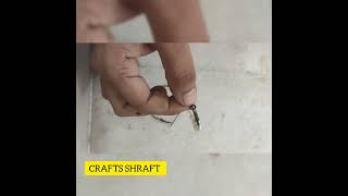 DIY earring @CrafterAditi #lastminutediy #diy  #youtubeshorts #crafteraditi
