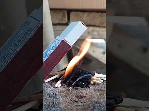 Don't burn matches without supervision from your elders #fire #match
