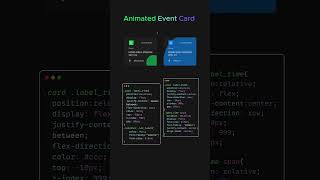 Creating Event Card Using CSS #codeinvent