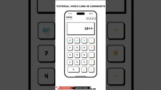 calculator html css javascript #calculator #shorts #html #animation #javascript  #freecode #website