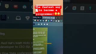 The fastest way to become a programmer!