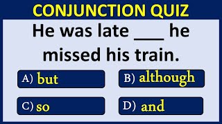 Conjunctions In English: A complete guide!: #grammarenglish #english #englishquiz