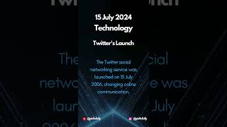 Twitter's Launch on 15 July 🐦#TechHistory #TechEvolution #techTrivia #pintodaily #thisdaythatyear