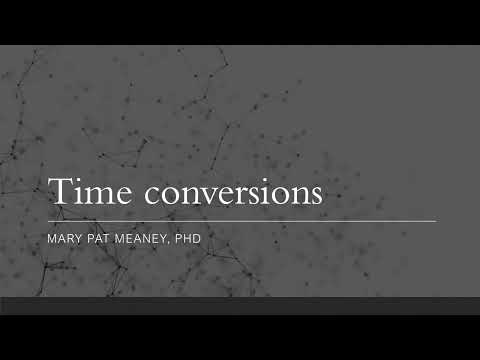 Time Conversions