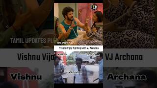 Vishnu Vijay fighting with VJ Archana 😡 #tamilupdatesplus #vishnuvijay #vjarchana #biggboss7 #memes