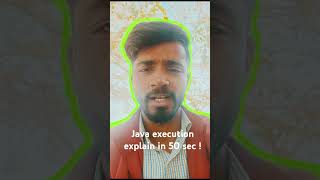 How jvm works .Java virtual machine explained in 50 sec.#java #programming #java execution