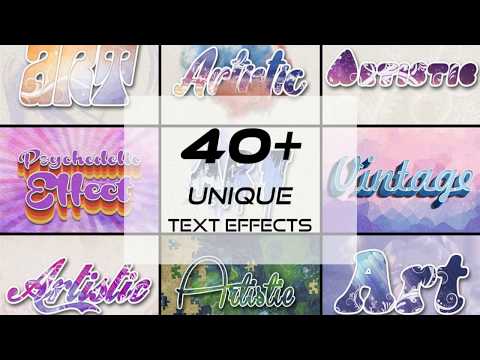 40+ Unique Text Effects With Extended License