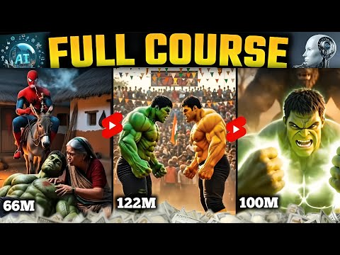 AI Hulk Video banye free 🤯 ( Full Course Step By Step ) || Ai  Viral Hulk Video Kaise Banaye 🚀