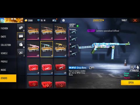 Opne 100 legendary gun creates 😍 | permanent milega kya ? | my luck 😳 | free fire