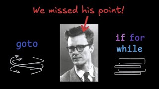 The Forgotten Truth about the Structured Programming Revolution
