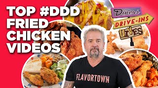 Top #DDD Fried Chicken Videos with Guy Fieri Part 2 | Diners, Drive-Ins and Dives | Food Network