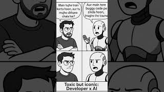 When AI roasts your code and it’s not even wrong. #AIvsDev #CodingLife #TechHumor #DeveloperStruggle