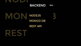 Full Stack web development ROADMAP #shorts