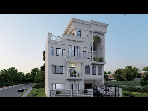 Classical Residential Building By Real Dreams Engineering Consultancy