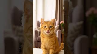 A Hat Changes Everything 🐾✨ #shorts #catvideo #tuxedocat #orangetabby #cat