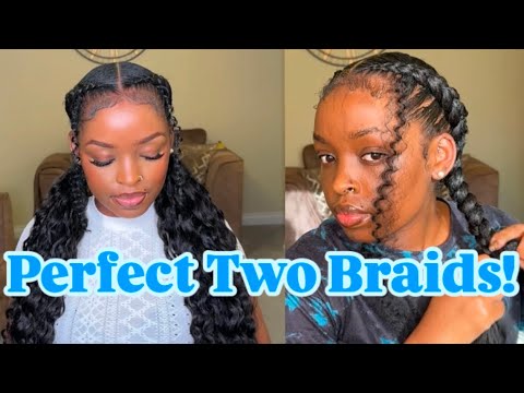 How to do two braids like a pro!!💕