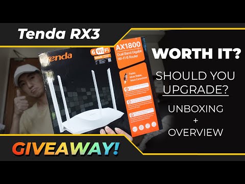 Tenda RX3: AX1800 - Configuration + Features