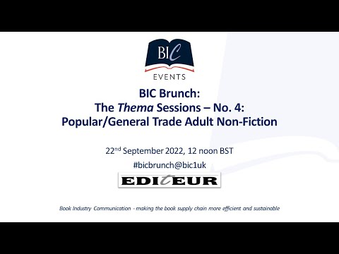 BIC Brunch, The Thema Sessions, No. 4: Non Fiction Popular