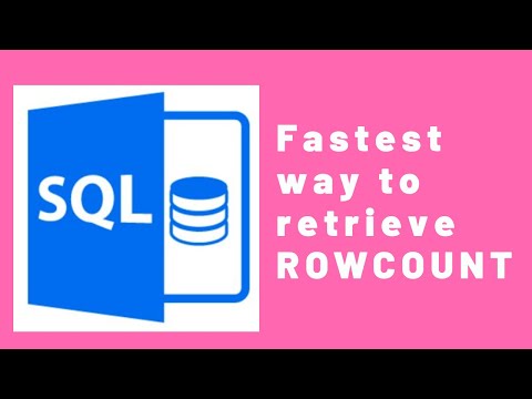 Fastest Way to Retrieve Rowcount for a Table - SQL