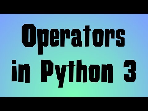 05 Learn Python : The Easy Way 2022 - Different Types of Operators