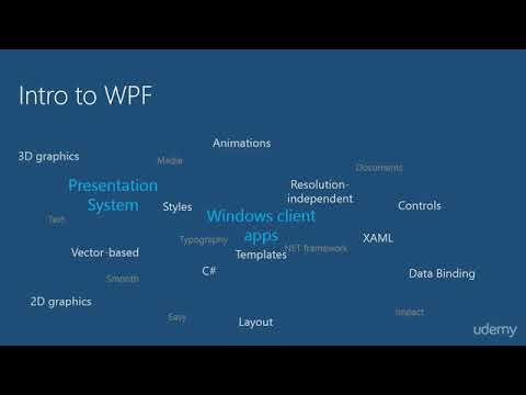 WPF: Building Windows Desktop Apps with MVVM pattern : Intro to WPF