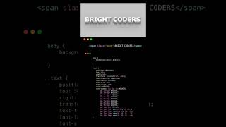 👩‍💻CSS Text Shadow Effect👩‍💻#shorts #viral #javascript #css  #html #webdevelopment #webdesign