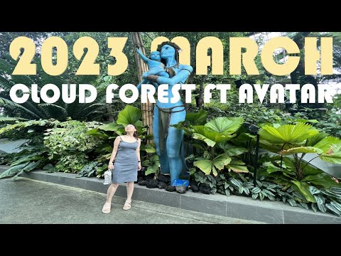 2023Mar ✔️ Cloud Forest ft Avatar, Gardens by the bay, Singapore