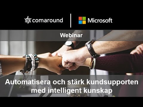 [Swedish] Webinar: Automatisera och stärk kundsupporten med intelligent kunskap