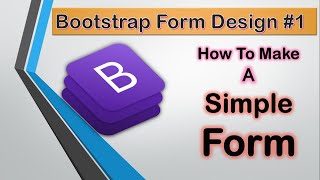 How to create a simple  form using bootstrap #1
