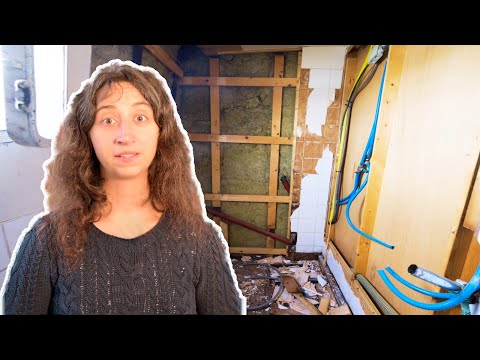 BATHROOM teardown and a WOODEN DECK
