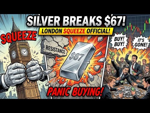 SILVER JUST BROKE $67: The "London Squeeze" is OFFICIAL