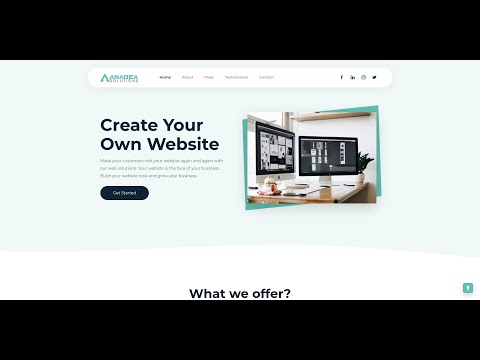 ANADEA SOLUTIONS | ONE-PAGE BUSINESS TEMPLATE | WEBMAVENS