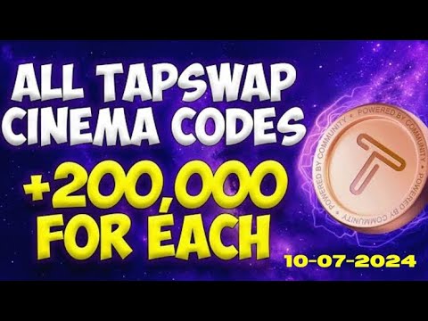 GET CENEMA REWARDS WITHOUT WATCHING THE VIDEOS ON TAPSWAP ( FINALLY CODE CRACKED)