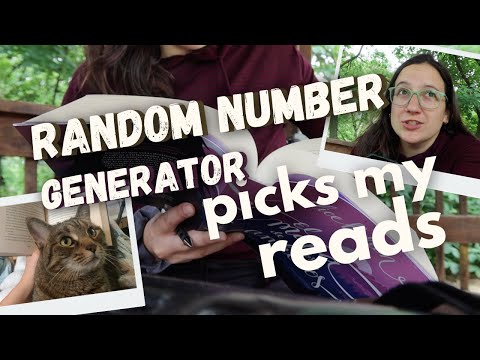 random number generator picks my books 🎲 reading vlog