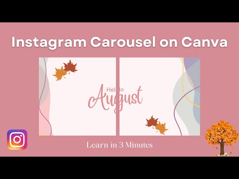 How To Create Instagram Carousel - In Canva For Free