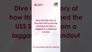 Decentralized Decision Making is the Future | Lean-Agile Principle | Advance Agility  #leanagile