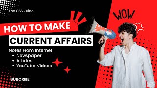 Current Affairs 2025 | Notes Making | 3 Phases