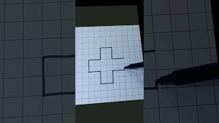 Easy 3D Drawing Plus Sign | Maths Sheet