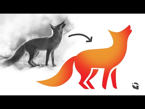 Inkscape Logo Design 2022 | Fox Clothing Brand Logo Design