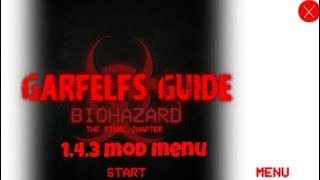 Garfield guide 6 Biohazard 1.4.3 full textures mod menu android port (Baldi basics mod)